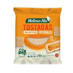 Tostadas de arroz integrales -  Molinos Ala
