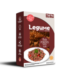 Pasta Porotos Rojos fusilli - Legume