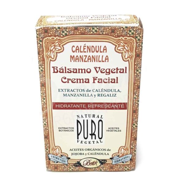 Balsamo vegetal y crema facial Caléndula y Manzanilla - Natural Puro Vegetal